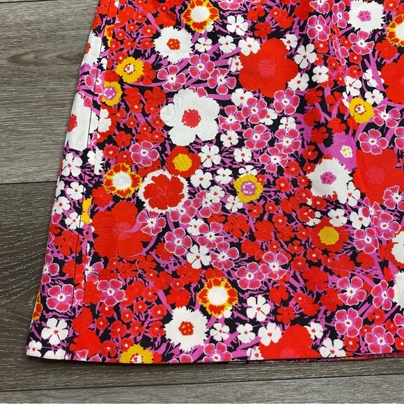 Victoria Victoria Beckham Women’s Printed Floral ALine Miniskirt Size 6 UK 10 - Picture 5 of 16